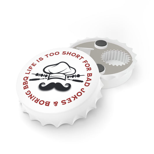Humorous BBQ products - premium bottle opener perfect gift for men philosophy
