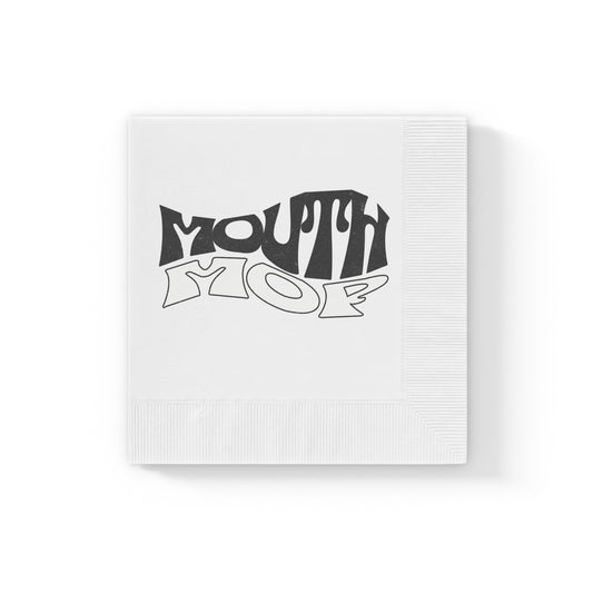 Funny BBQ napkins Mouth Mop coined party napkins for cookouts