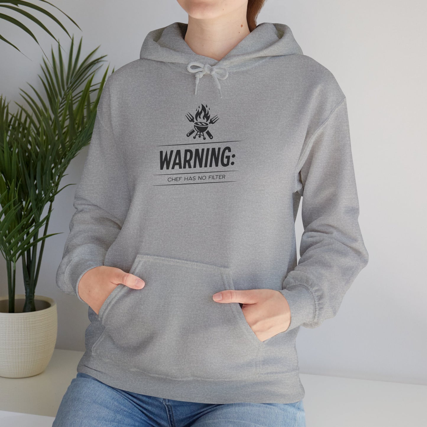 Witty smoker BBQ hoodie for adults at tailgating parties and cookouts