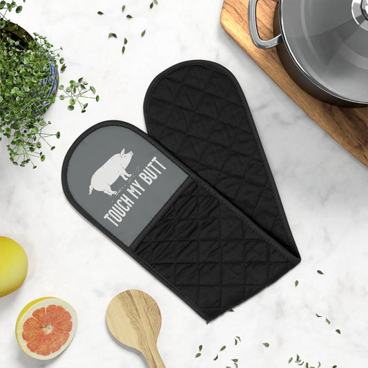BBQ kitchen accessories - one size fits all Touch My Butt oven mitt