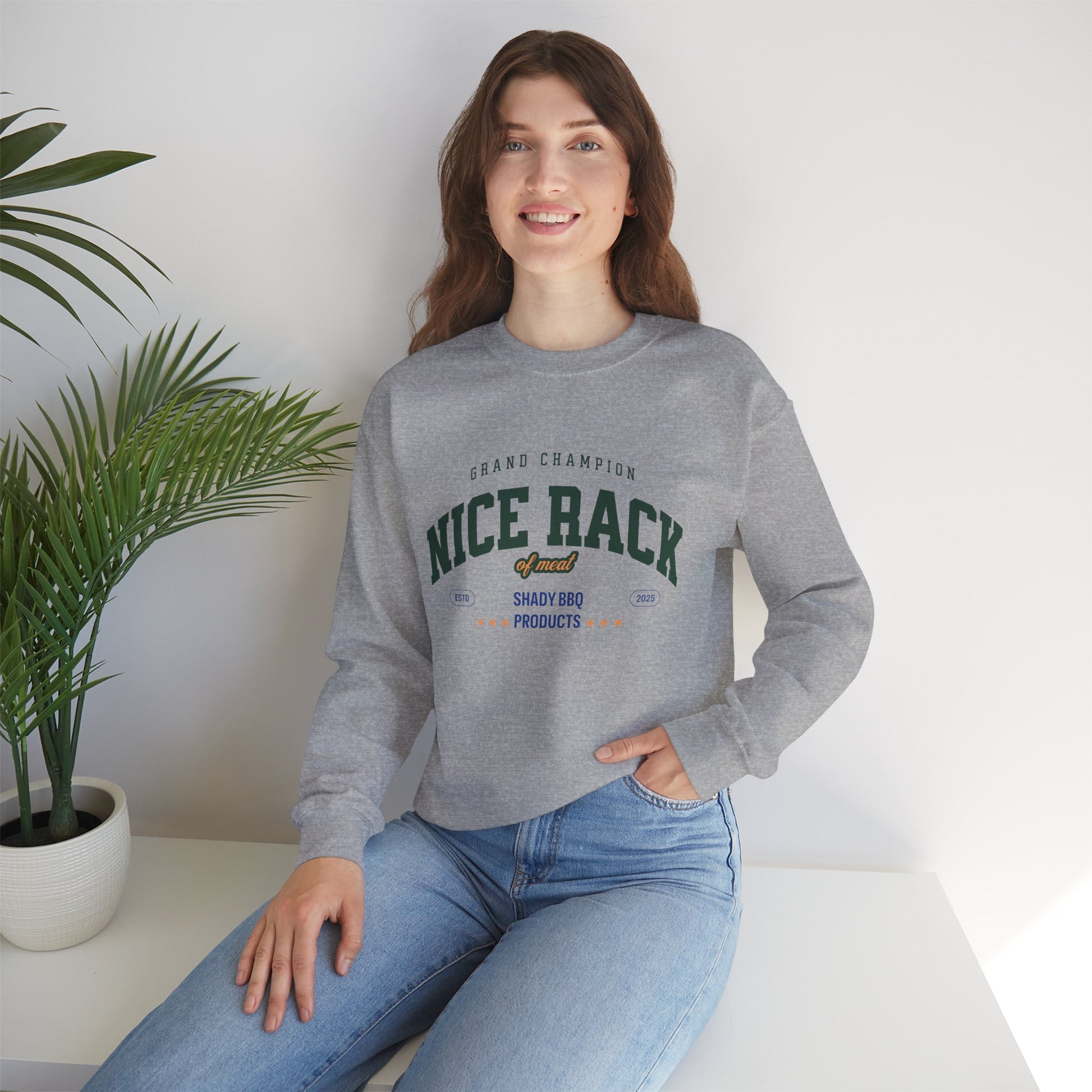 Gag gifts for grillers - funny sweatshirt for rib and brisket enthusiasts
