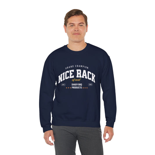 Humorous BBQ products - funny crewneck sweatshirt perfect Father's Day gift
