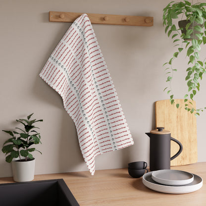 Gag gifts for grillers - I Handle Hot Things towel for BBQ enthusiasts