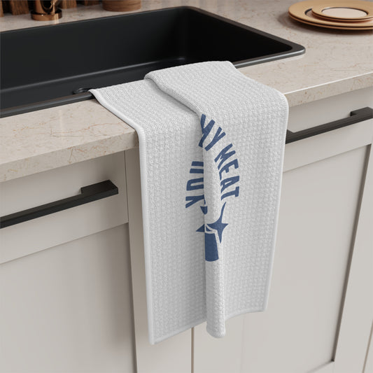 Gag gifts for grillers - You Should Taste My Meat towel for BBQ enthusiasts